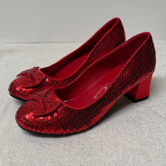 Ellie Red Sequin  “Judy” Shoe - Picture 1 of 11